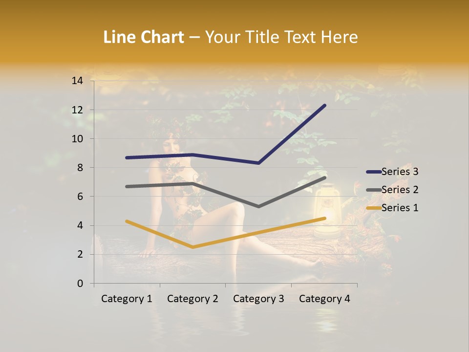 Laguna Wooden Clambering Plant PowerPoint Template