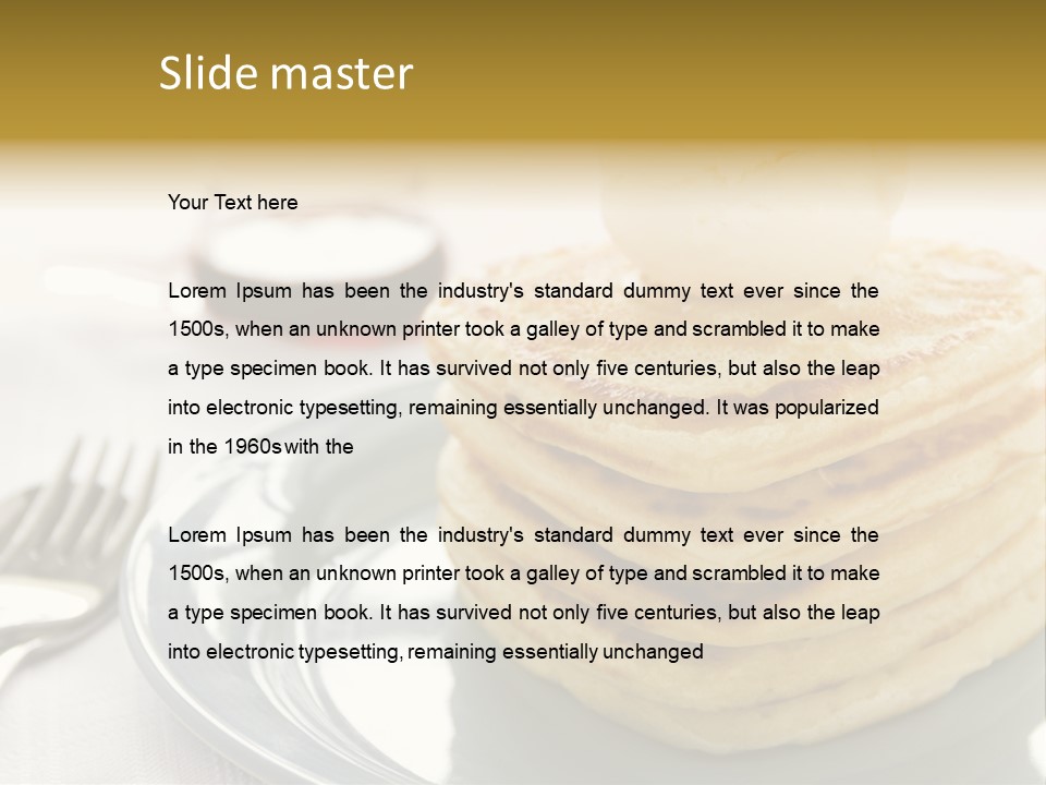 Tempting Condiment Yummy PowerPoint Template