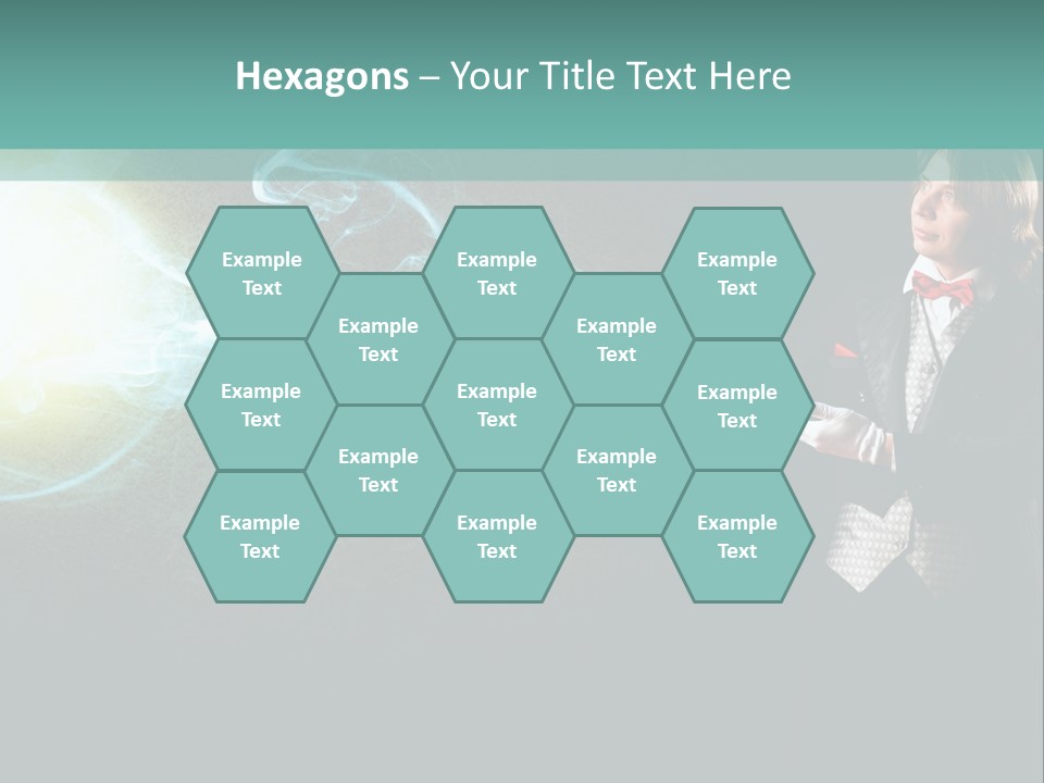 Attention Hat Man PowerPoint Template