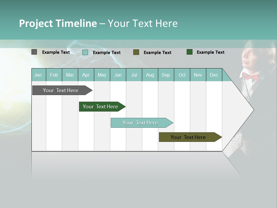 Attention Hat Man PowerPoint Template