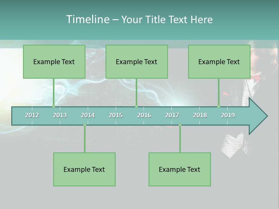 Attention Hat Man PowerPoint Template