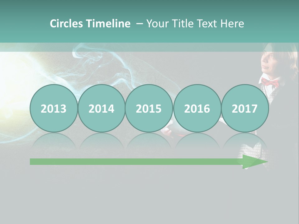 Attention Hat Man PowerPoint Template