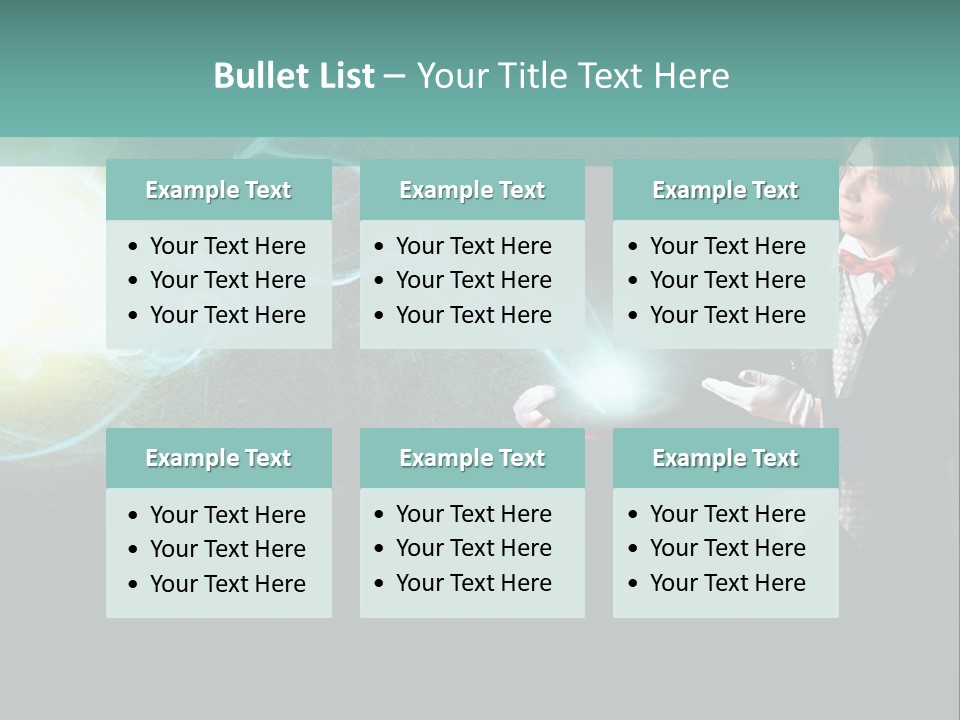 Attention Hat Man PowerPoint Template