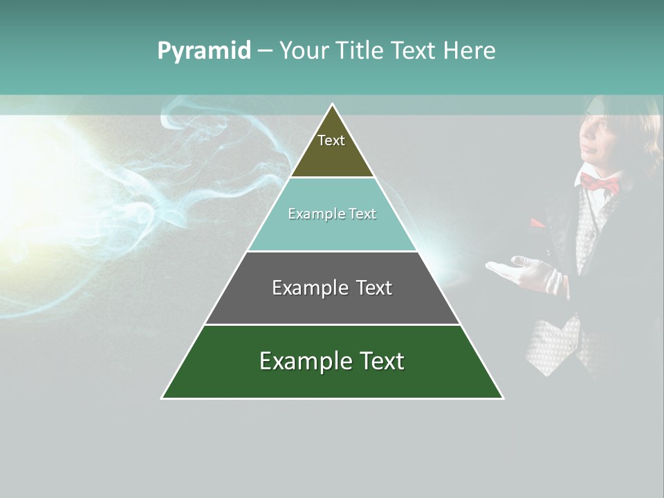 Attention Hat Man PowerPoint Template