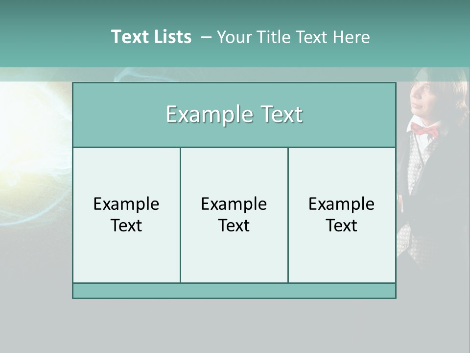 Attention Hat Man PowerPoint Template