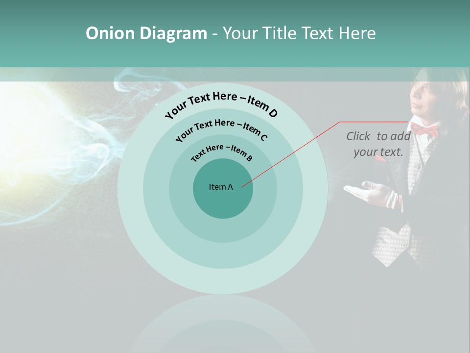 Attention Hat Man PowerPoint Template