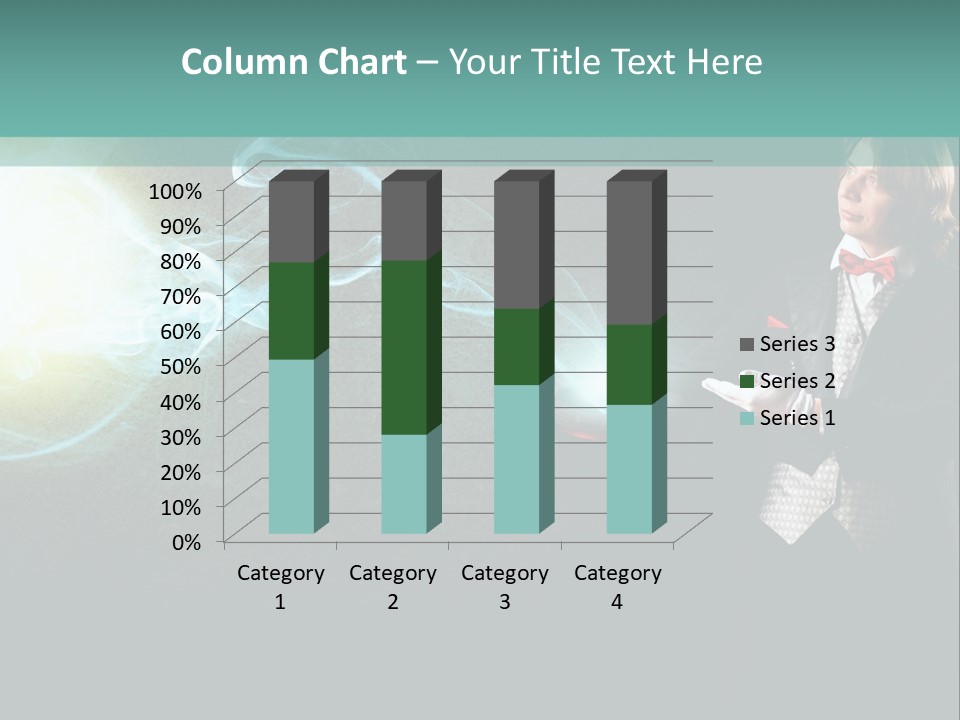 Attention Hat Man PowerPoint Template
