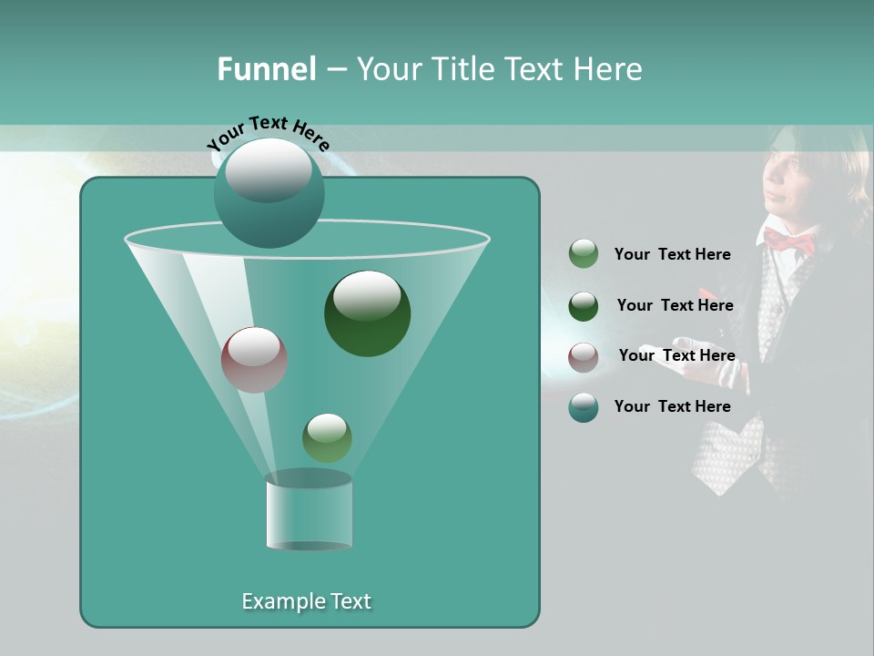 Attention Hat Man PowerPoint Template