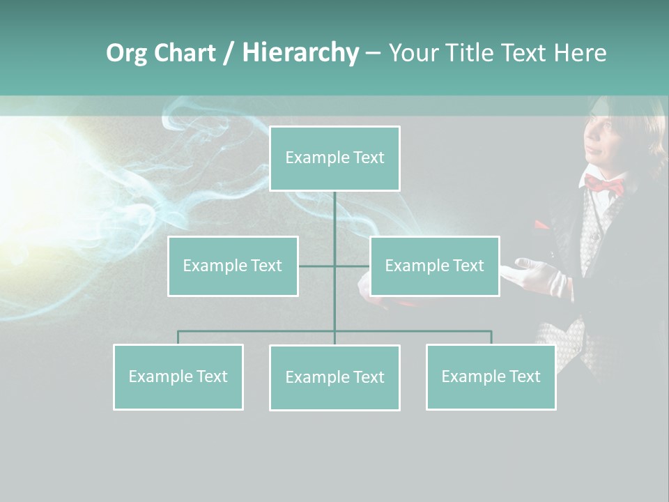 Attention Hat Man PowerPoint Template