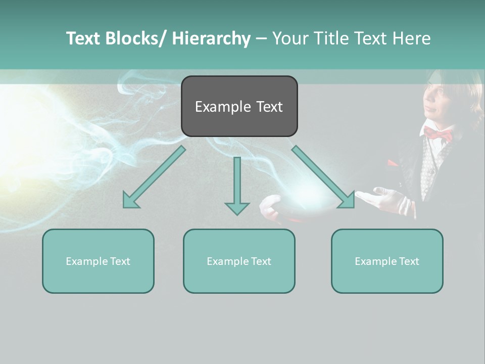 Attention Hat Man PowerPoint Template