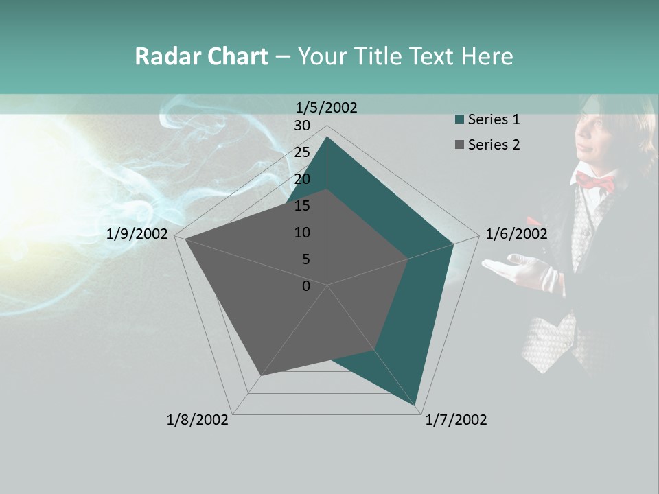 Attention Hat Man PowerPoint Template