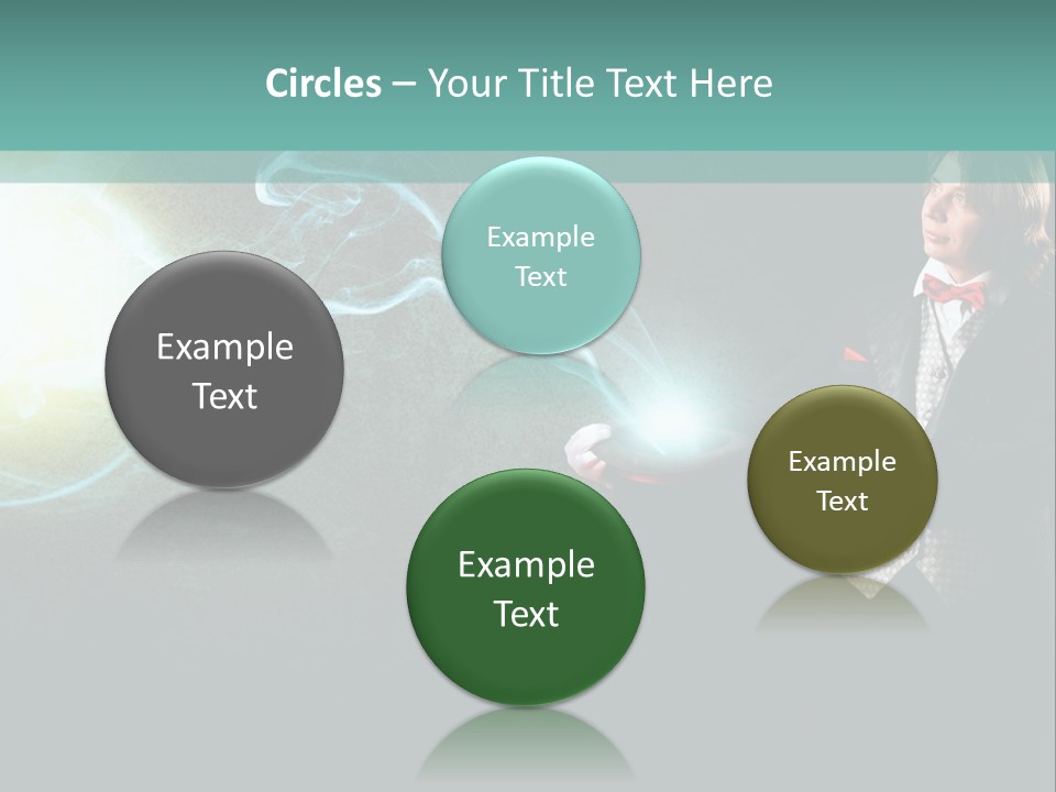 Attention Hat Man PowerPoint Template