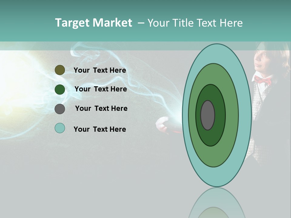 Attention Hat Man PowerPoint Template