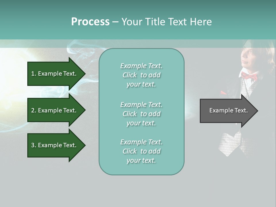 Attention Hat Man PowerPoint Template