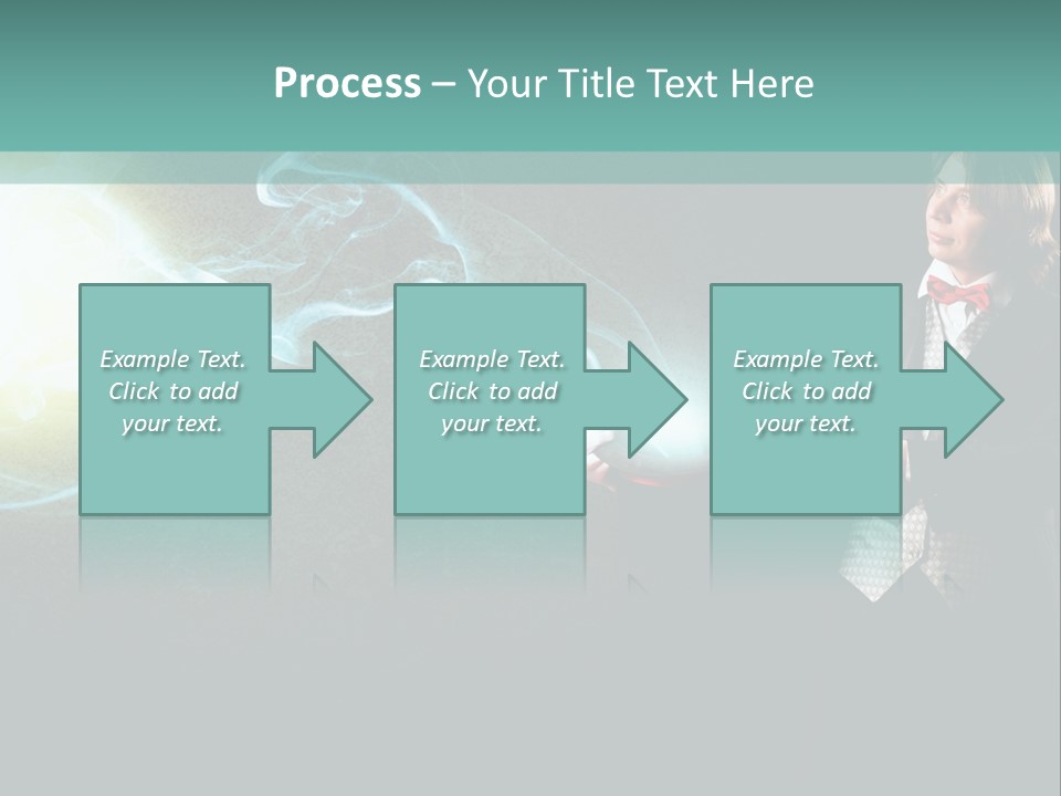 Attention Hat Man PowerPoint Template