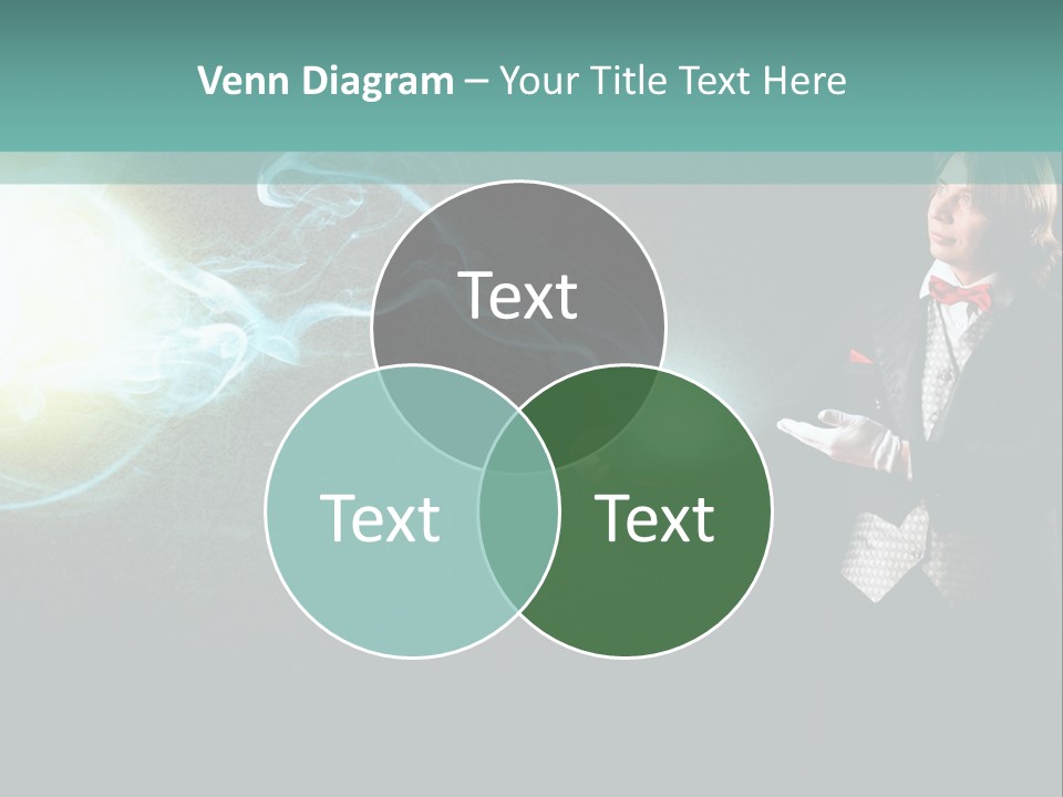 Attention Hat Man PowerPoint Template