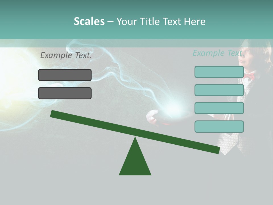 Attention Hat Man PowerPoint Template