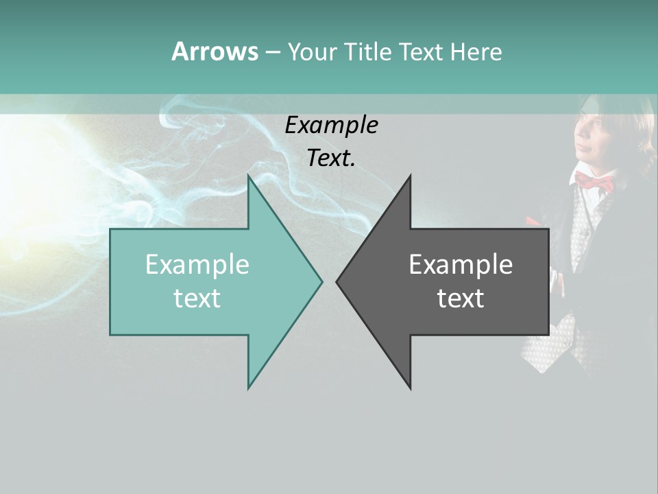 Attention Hat Man PowerPoint Template