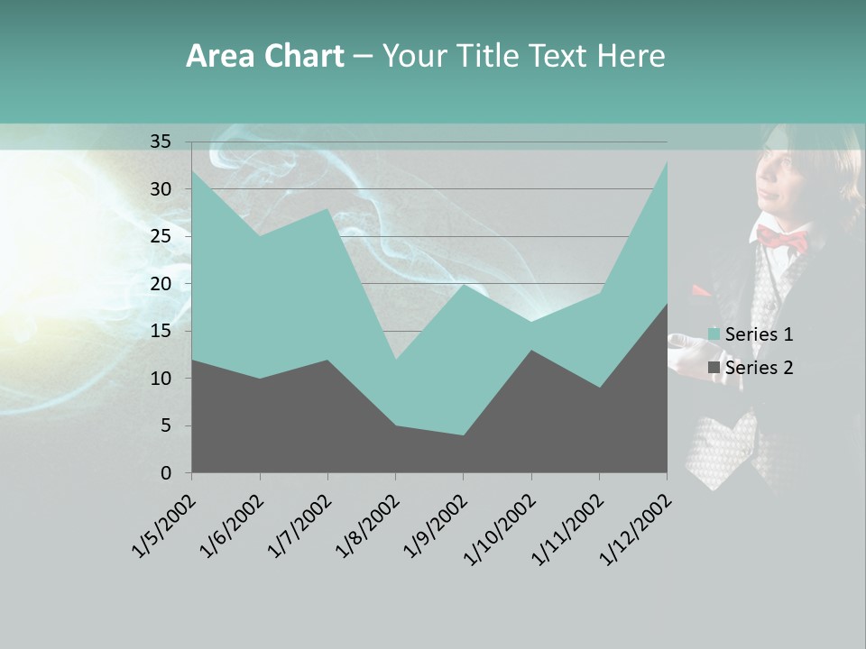 Attention Hat Man PowerPoint Template