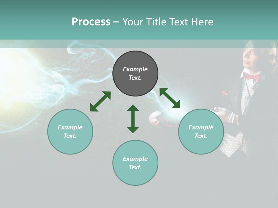 Attention Hat Man PowerPoint Template
