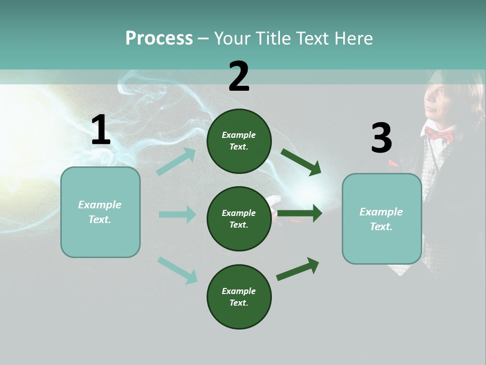 Attention Hat Man PowerPoint Template