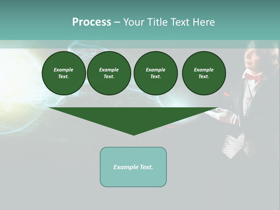 Attention Hat Man PowerPoint Template