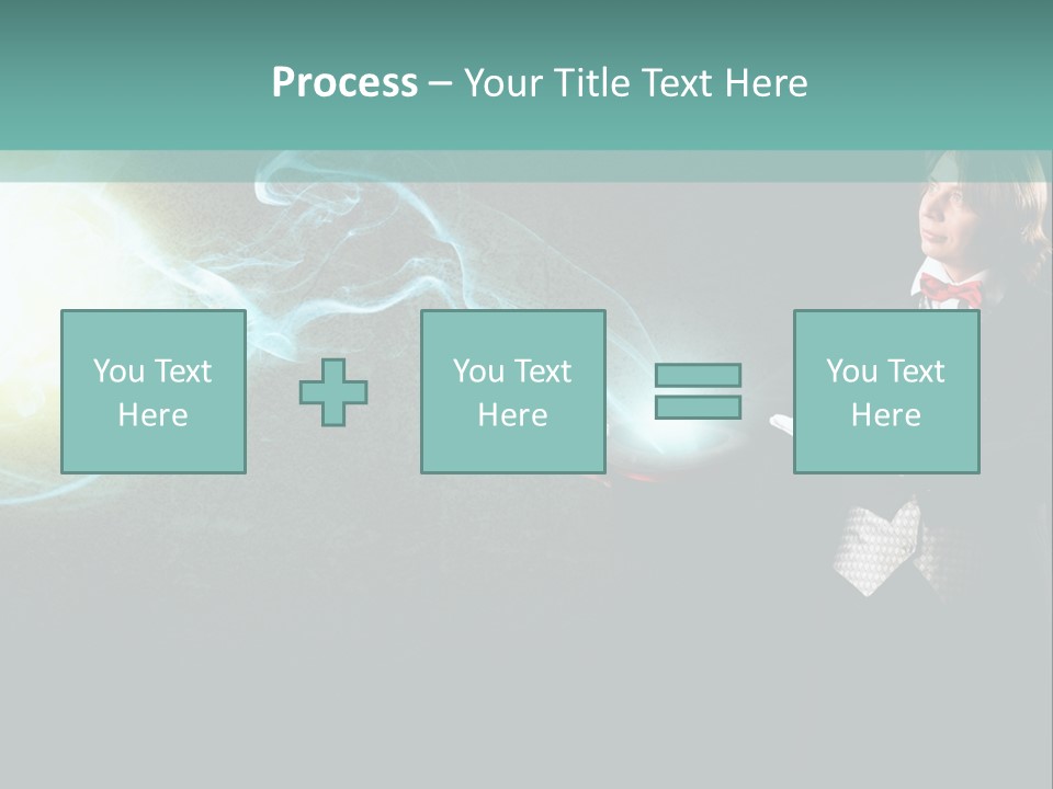 Attention Hat Man PowerPoint Template