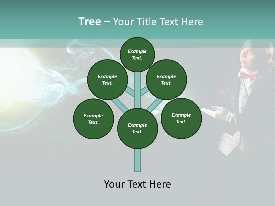 Attention Hat Man PowerPoint Template