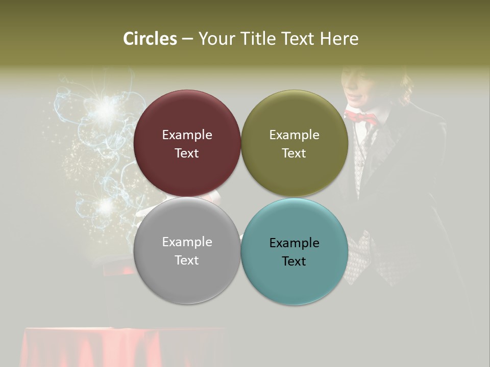 Arc Masculine Hold PowerPoint Template