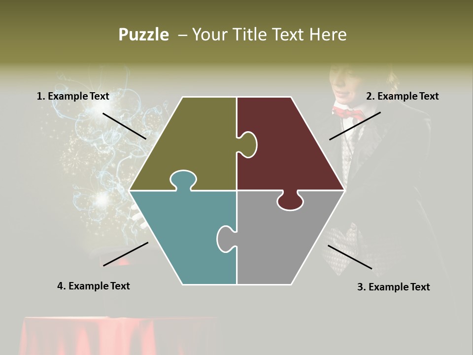 Arc Masculine Hold PowerPoint Template