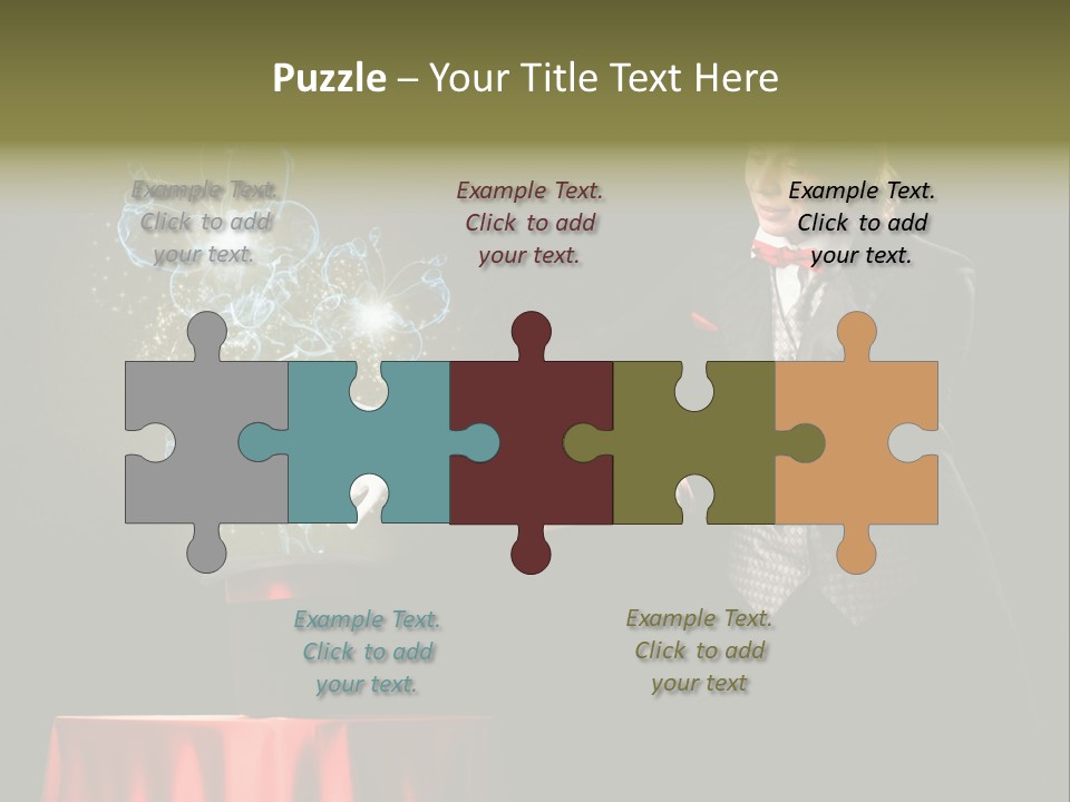 Arc Masculine Hold PowerPoint Template