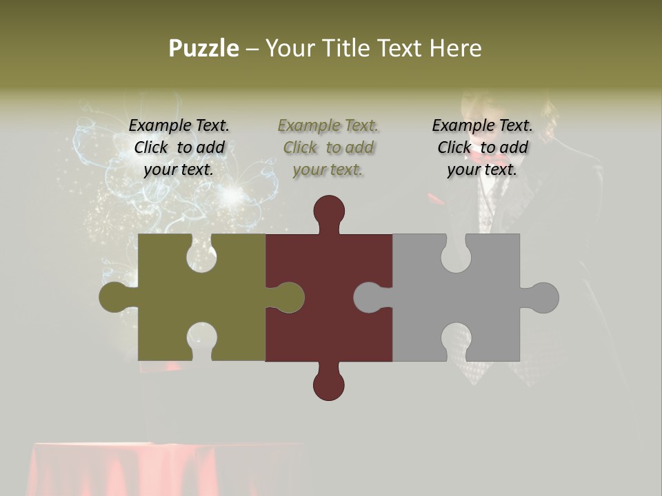 Arc Masculine Hold PowerPoint Template