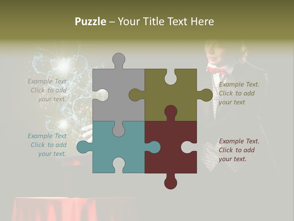 Arc Masculine Hold PowerPoint Template