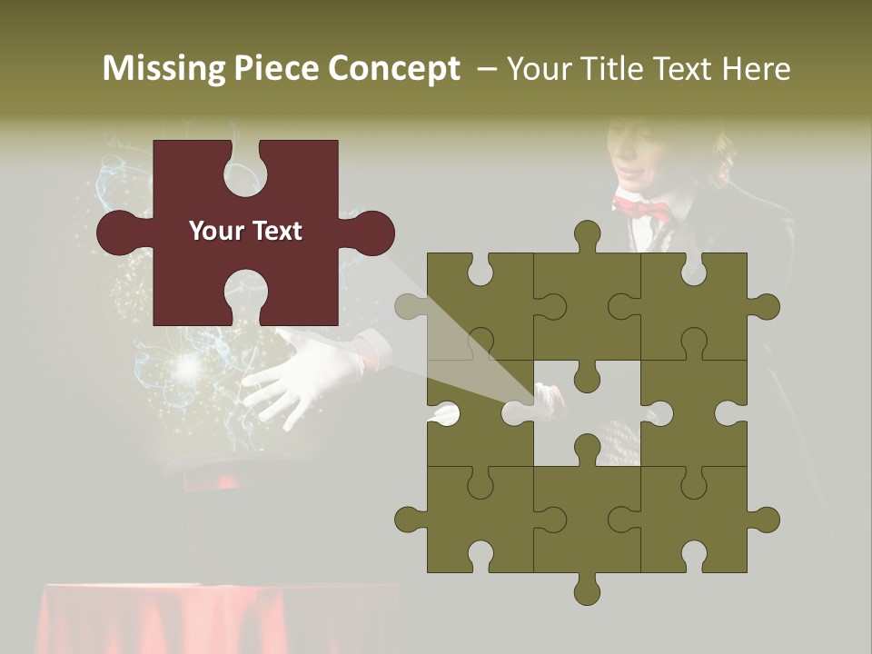 Arc Masculine Hold PowerPoint Template