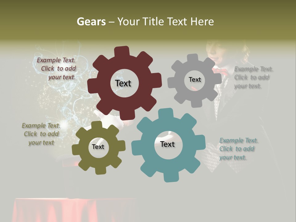 Arc Masculine Hold PowerPoint Template