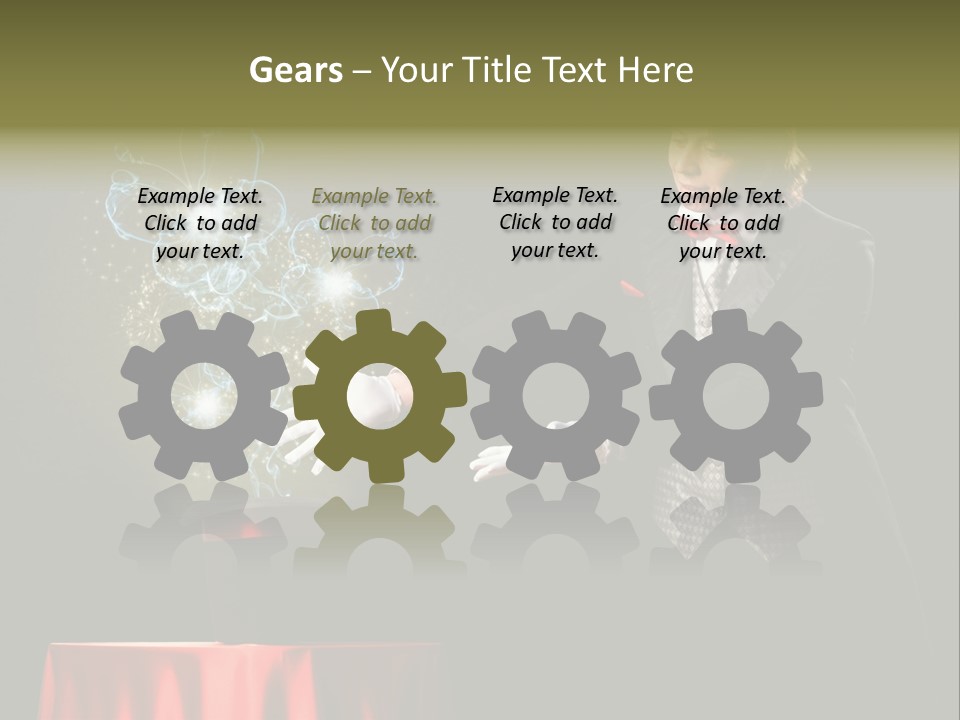 Arc Masculine Hold PowerPoint Template