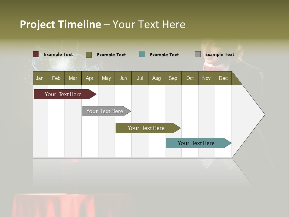 Arc Masculine Hold PowerPoint Template