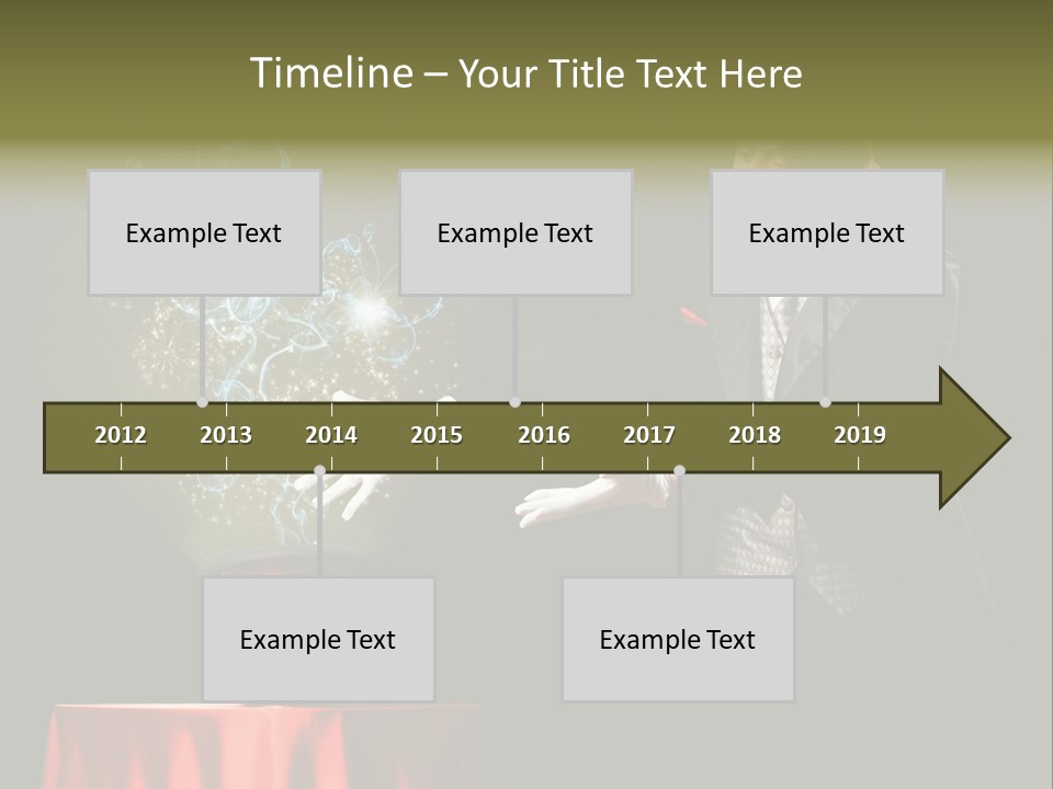 Arc Masculine Hold PowerPoint Template