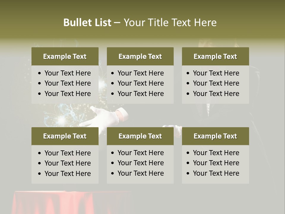 Arc Masculine Hold PowerPoint Template