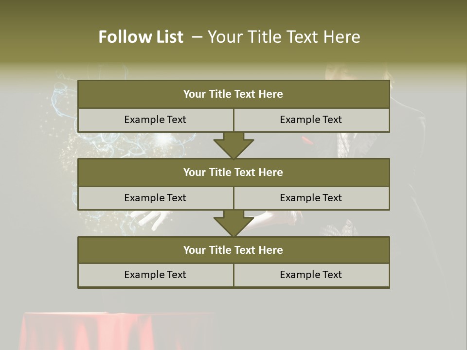 Arc Masculine Hold PowerPoint Template