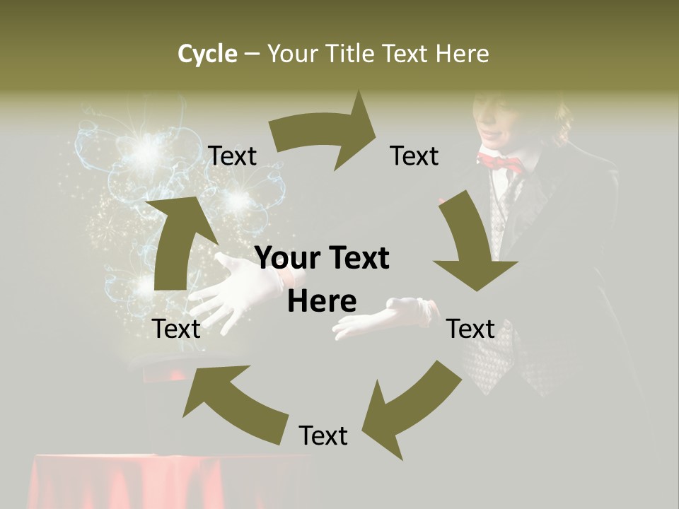 Arc Masculine Hold PowerPoint Template