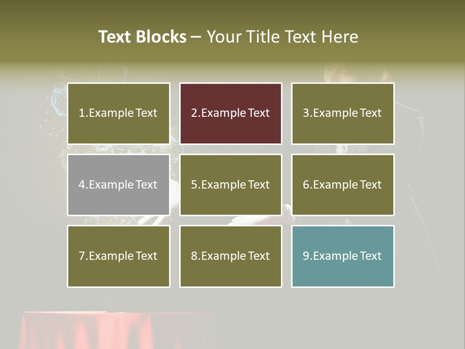 Arc Masculine Hold PowerPoint Template