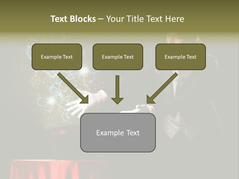 Arc Masculine Hold PowerPoint Template