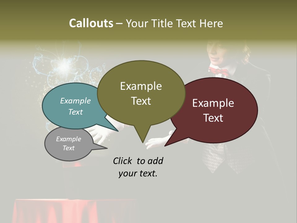 Arc Masculine Hold PowerPoint Template