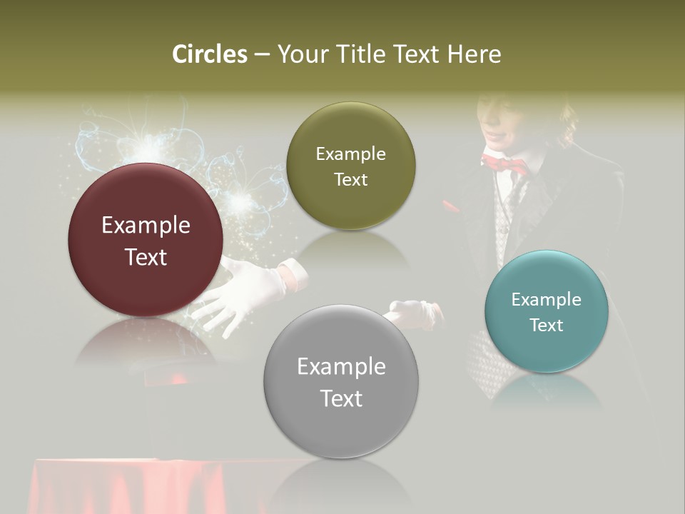 Arc Masculine Hold PowerPoint Template