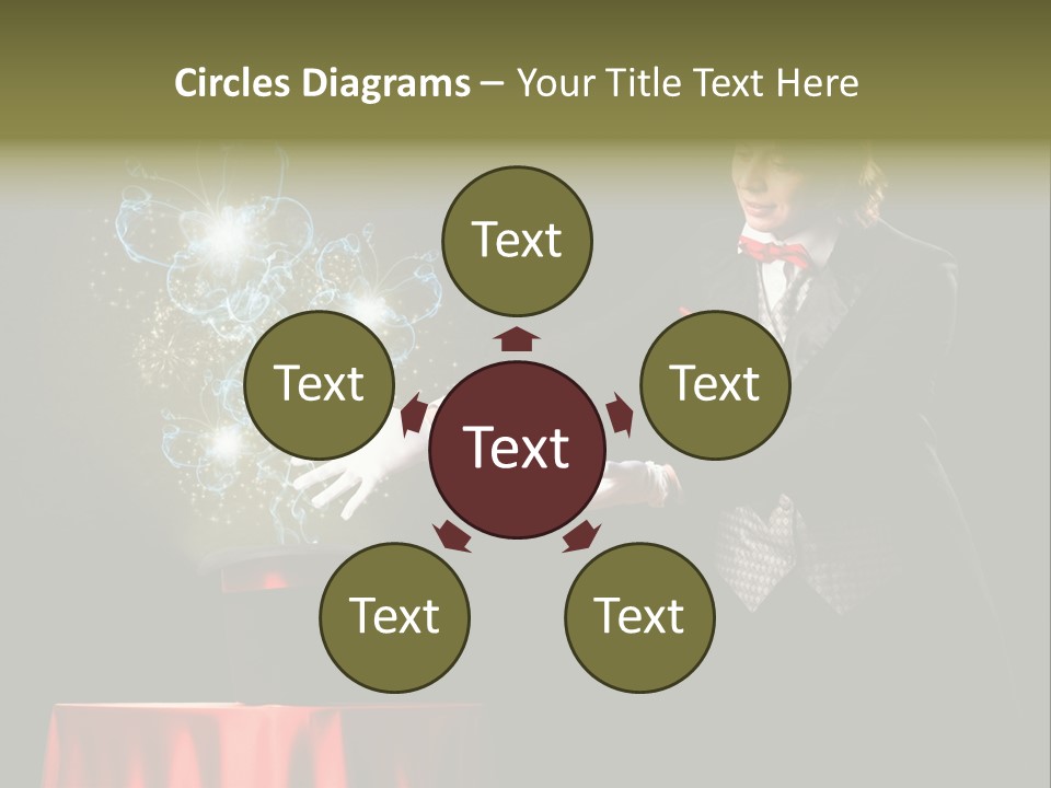 Arc Masculine Hold PowerPoint Template