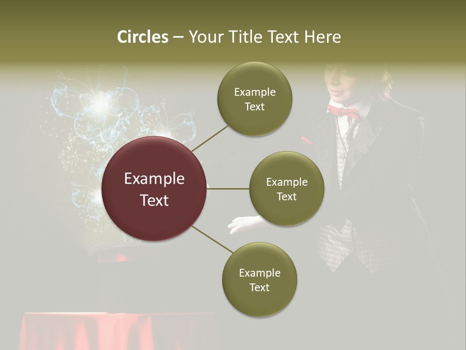 Arc Masculine Hold PowerPoint Template