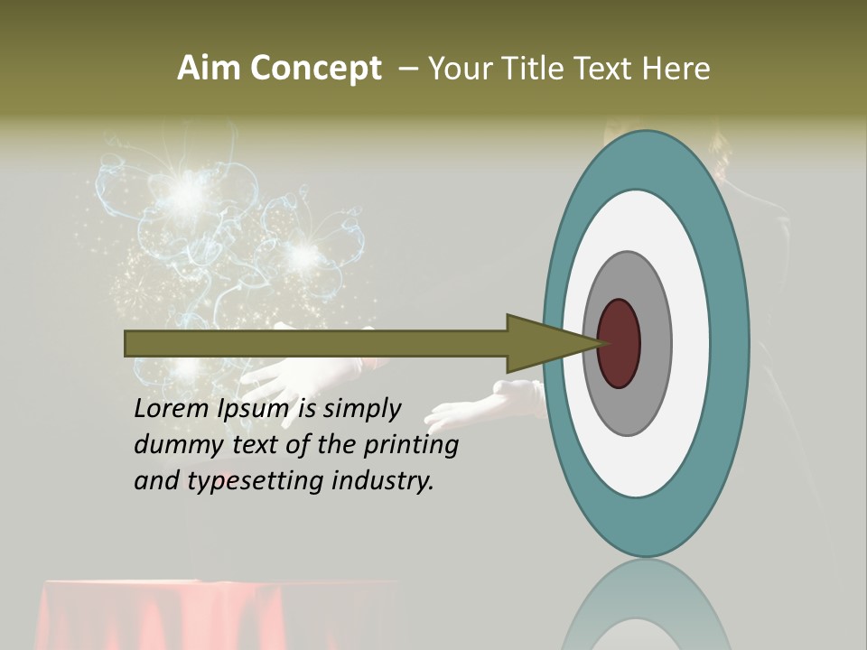 Arc Masculine Hold PowerPoint Template