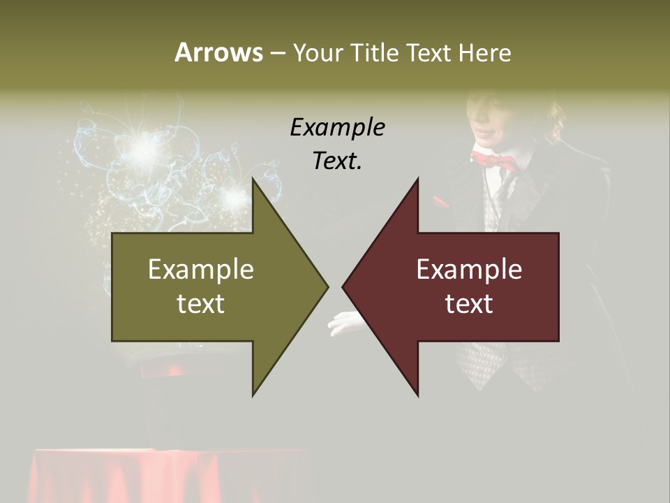 Arc Masculine Hold PowerPoint Template