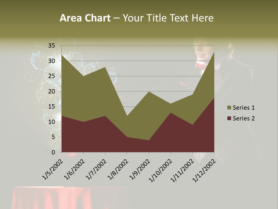Arc Masculine Hold PowerPoint Template